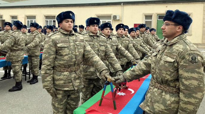 Əsgərlər and içdi  - VİDEO