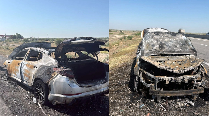 Yol polisi avtomobiin yanmasının səbəblərini açıqladı - Bu məqamlara DİQQƏT EDİN - VİDEO   