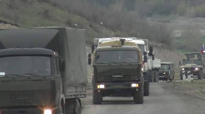 Российские миротворцы обеспечили доставку 80 тонн груза в Кельбаджар