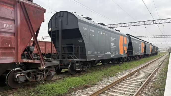 Azərbaycan üzərindən Ermənistana növbəti taxıl partiyası göndərildi - VİDEO 