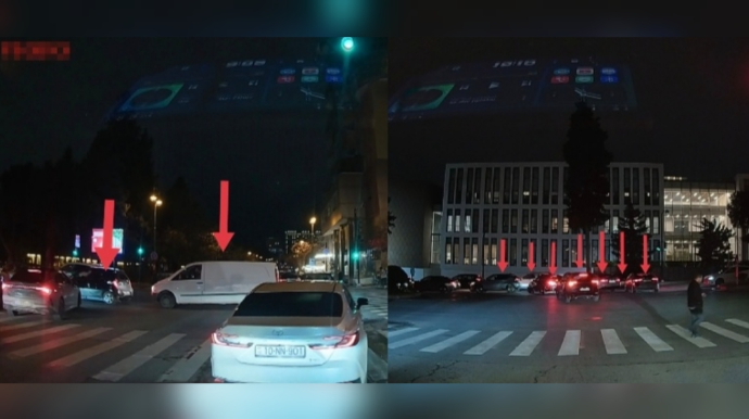 Sürücülər bu qaydanı qəsdən pozurlar: Tıxacın əsl səbəbi budur - VİDEO