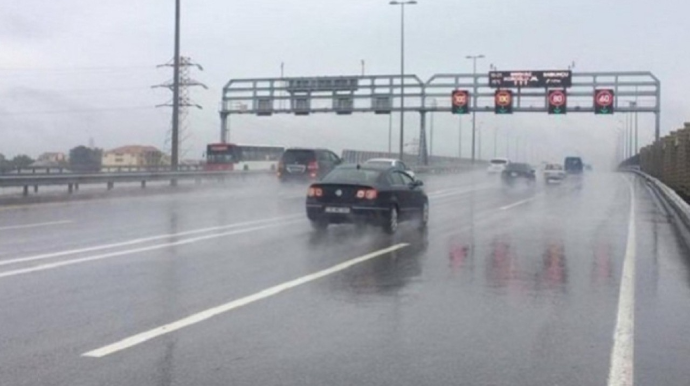 Zığ dairəsi - Hava limanı yolunda sürət həddi endirilib 