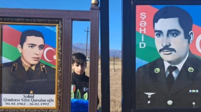 İki itkin-şəhid Xocalıda dəfn olundu