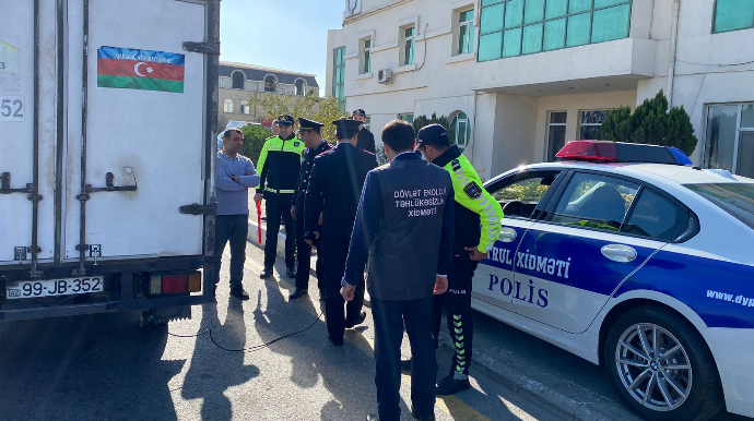 Binəqədi yol polisi "Təmiz hava" aylığı çərçivəsində növbəti tədbir keçirdi  - FOTO - VİDEO