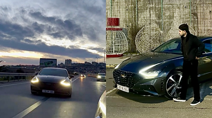 Bakı küçələrində “Hyundai”la “şou” göstərən sürücü – 90-VK-085   - VİDEO