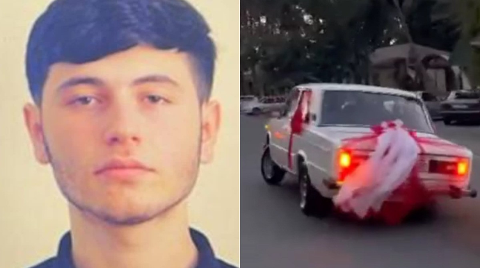 Toy karvanında "avtoş"luq edən sürücü vəsiqəsiz qaldı; 500 manat cərimələndi - VİDEO