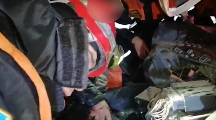 Bakı-Qazax yolunda ağır qəza - Yük avtomobilləri toqquşdu - VİDEO