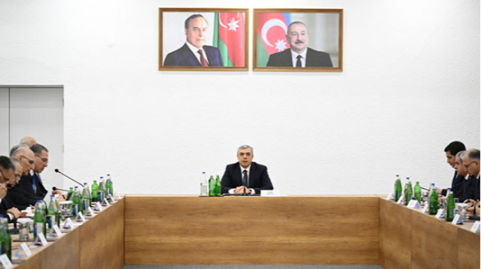 Samir Nuriyev Xocavənddə iclas keçirdi - Məmurlara tapşırıqlar verildi - FOTOLAR