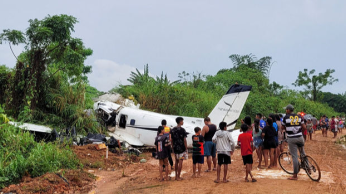 Braziliyada təyyarə qəzası nəticəsində 12 nəfər ölüb 