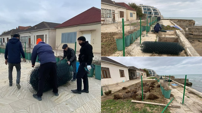 Buzovnada sahibkarlar çimərliyi zəbt etməyə çalışdılar – İCRA HAKİMİYYƏTİ MANE OLDU - FOTO