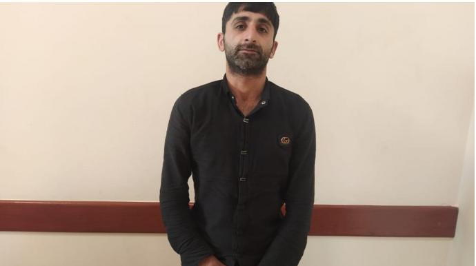 Qubada oğurluq edən şəxs saxlanılıb  - FOTO