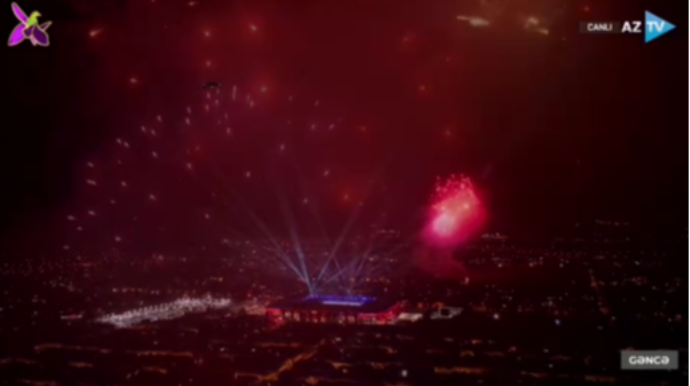 Açılış mərasimi belə yekunlaşdı - VİDEO