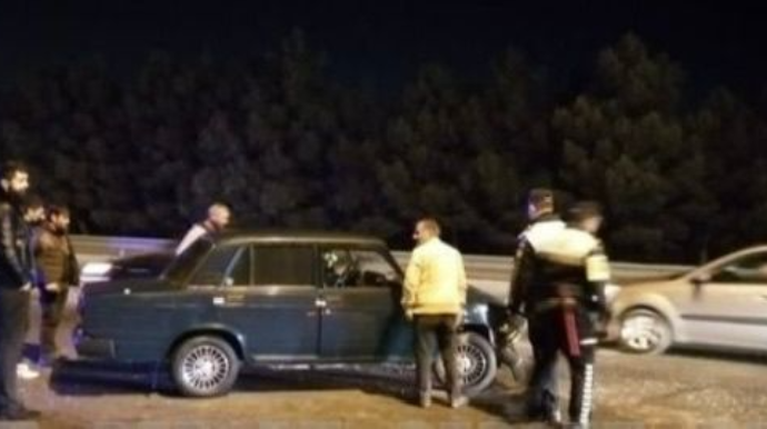 Göyçayda qəza: “Toyota” və “VAZ” toqquşdu - VİDEO