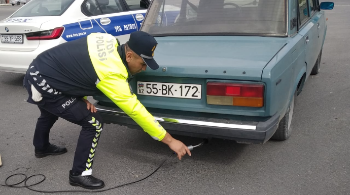 Şəki yol polisi reyd keçirib   - FOTO