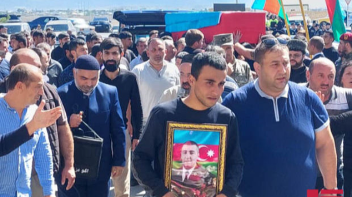 Şəhid Nihat Verdiyev Gəncədə dəfn edilib – FOTO 