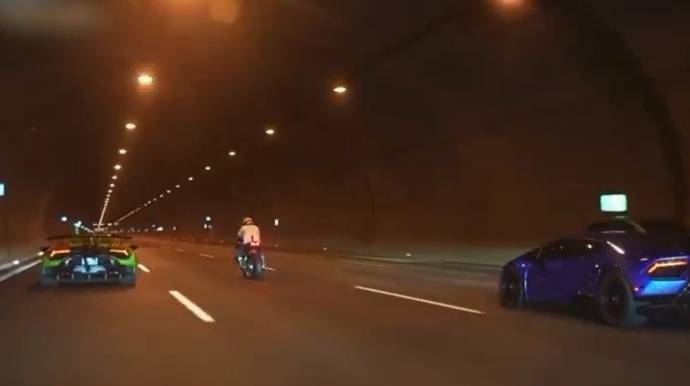 “Lamborghini” və “BMW” ilə sürət yarışı keçirən 4 sürücü saxlanıldı – İş məhkəməyə düşdü - VİDEO