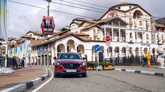 Тест-драйв Mazda CX-30 в Сочи – что посмотреть на российском курорте?