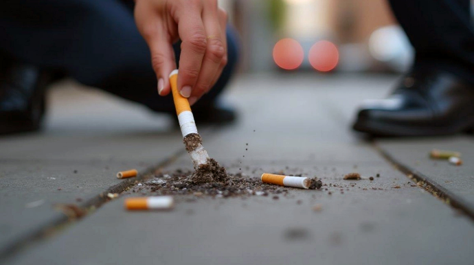Polis hansı hallarda küçədə siqaret çəkən şəxsi cərimələyə bilər? - VİDEO