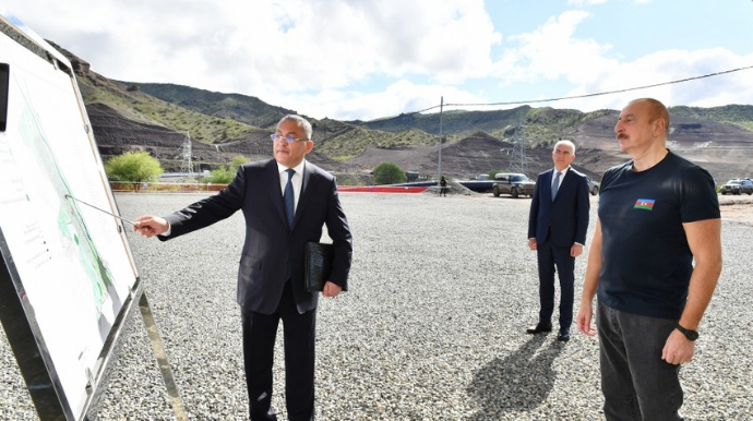 Prezident İlham Əliyev Laçın və Qubadlı rayonlarına səfər edib 