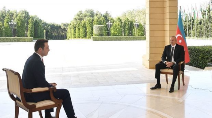 Президент Ильхам Алиев дал интервью турецкому телеканалу Haber Global   - ФОТО