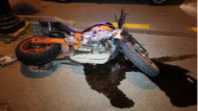 Xətai rayonunda motosiklet qəza törədib