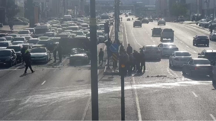 Серьёзное ДТП в Баку:  пострадали четыре человек - ФОТО - ВИДЕО - ОБНОВЛЕННЫЙ