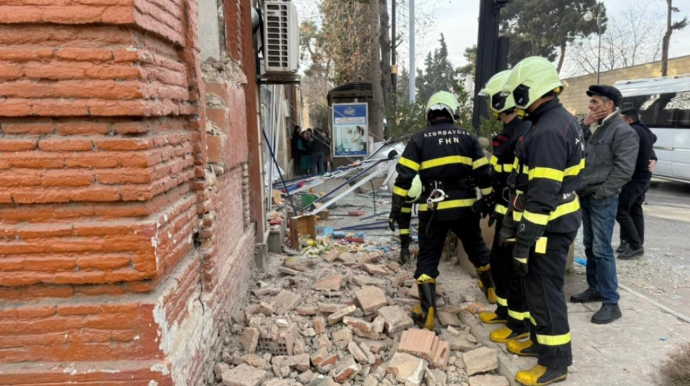 Qazaxda evdə partlayış - Xəsarət alan var - VİDEO - YENİLƏNİB