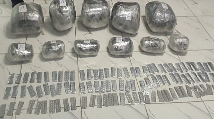 İrandan qaçaqmalçılıqla gətirilən 33 kq narkotik aşkarlanıb  - FOTO