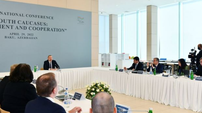 İlham Əliyev beynəlxalq konfransda mina problemindən DANIŞDI