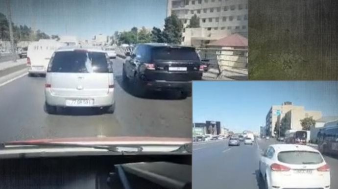 Bakıda təcili yardım maşını sürücüsü ünvana çatmaq üçün görün nələr edir - VİDEO 