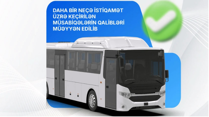 AYNA объявило победителей конкурсов по ряду автобусных маршрутов 