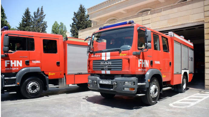 FHN:  Ötən gün 30 yanğına çıxış olub, 4 nəfər xilas edilib