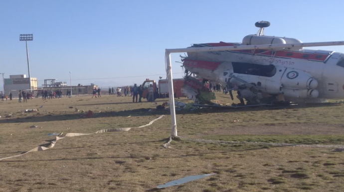 İranda nazirin olduğu helikopter qəzaya uğradı, ölən var  - FOTO - VİDEO