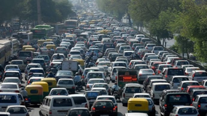 Bakının mərkəzi küçələrində tıxac var - SİYAHI 