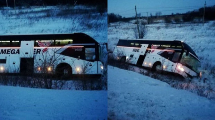 Rusiyada muzdlu işçiləri daşıyan avtobus aşdı:  Ölənlər var  - VİDEO
