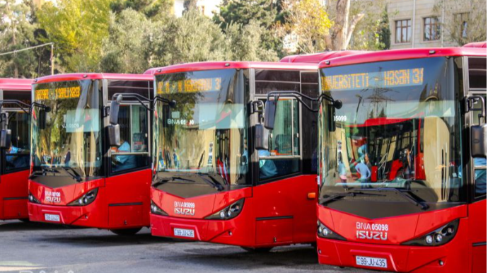İctimai nəqliyyatın hərəkəti 2 günlük dayandırıldı 