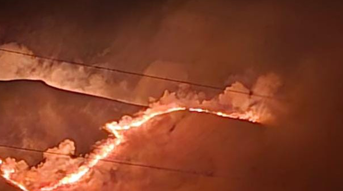 Kəlbəcərdəki yanğın davam edir - VİDEO