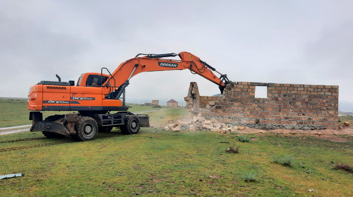 Göygöldə qanunsuz tikintinin qarşısı alındı - FOTOLAR 
