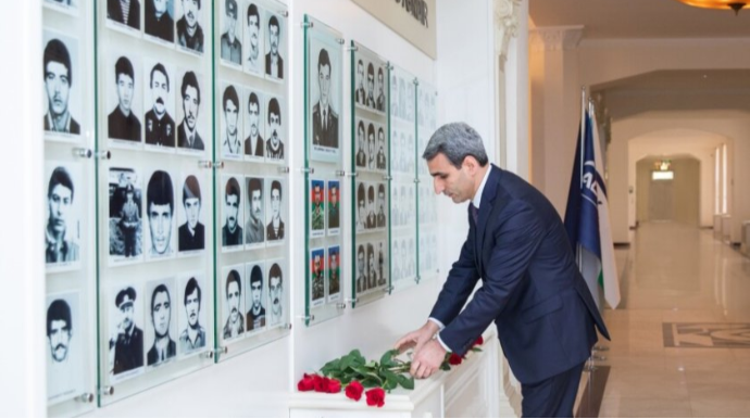 ADY-də Vətən müharibəsi şəhidlərinin əziz xatirəsi yad edilib  - FOTO