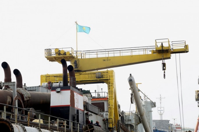 Belçika gəmisi “Zığ” Gəmi Təmiri Zavodunda təmir olunur - FOTO