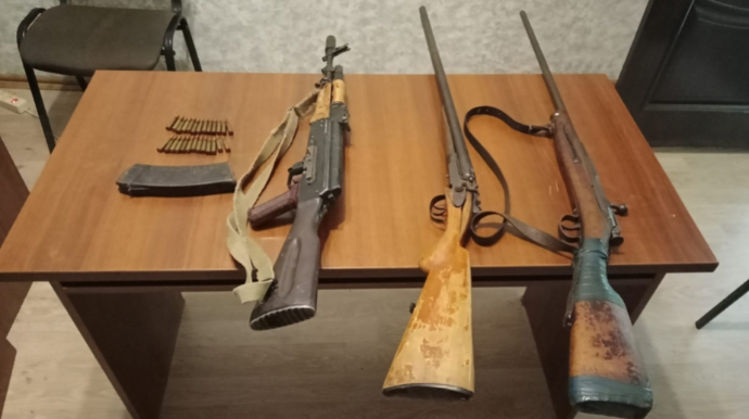 Ötən gün aşkarlanan və təhvil götürülən silahların SAYI  