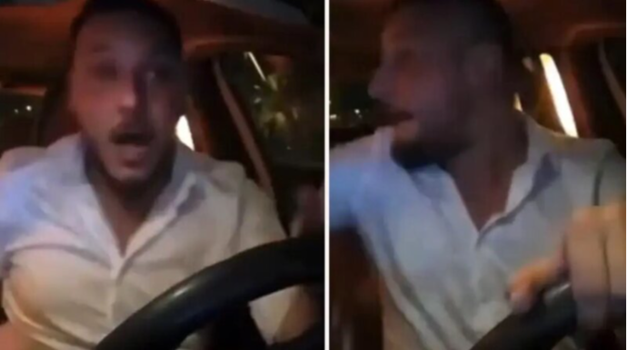 Sərnişinin bu hərəkəti taksi sürücüsünü əsəbiləşdirdi - VİDEO 