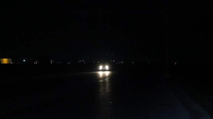 Sürücülərin "qaranlıq imtahanı": Magistral yolda işıqlar niyə söndürülüb? - VİDEO