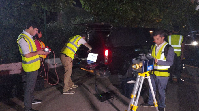 İRİA Astara rayonunda havanın radiasiya çirklənməsi səviyyəsini tədqiq edir - FOTO