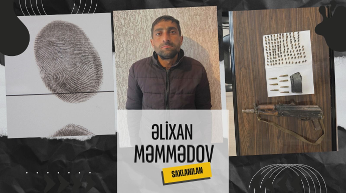 Göyçayda əməliyyat - "Kalaşnikov"la tutuldu - VİDEO