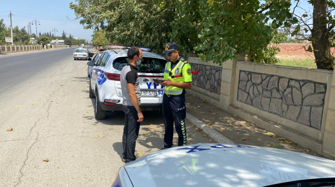 Cəlilabadda yol polisi reyd keçirdi - FOTO