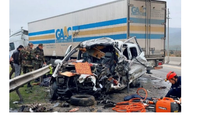 Задержан водитель фуры, совершивший тяжелую аварию на дороге Баку - Губа - ОФИЦИАЛЬНО 