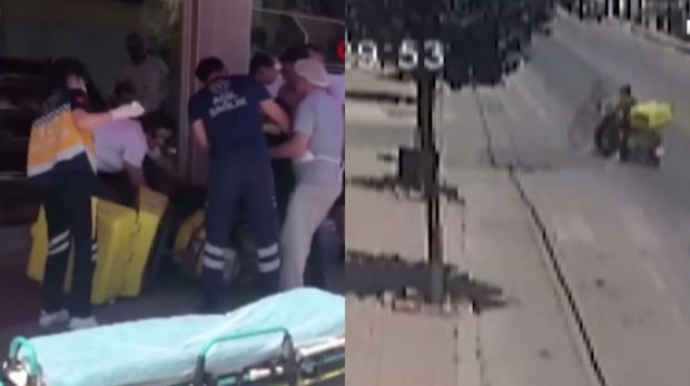 Qaçırdığı motosikleti mağazanın vitrininə çırpdı, faciəvi şəkildə öldü - VİDEO 