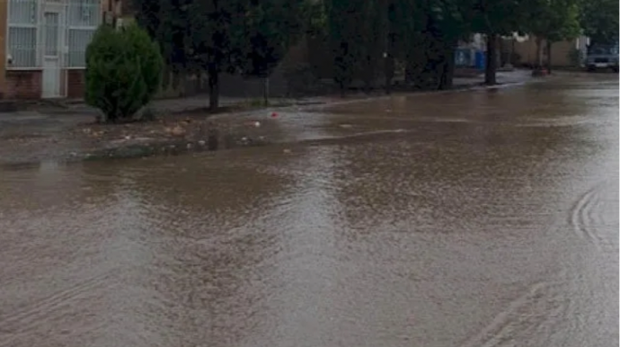 Gəncədə güclü yağış selə səbəb oldu 