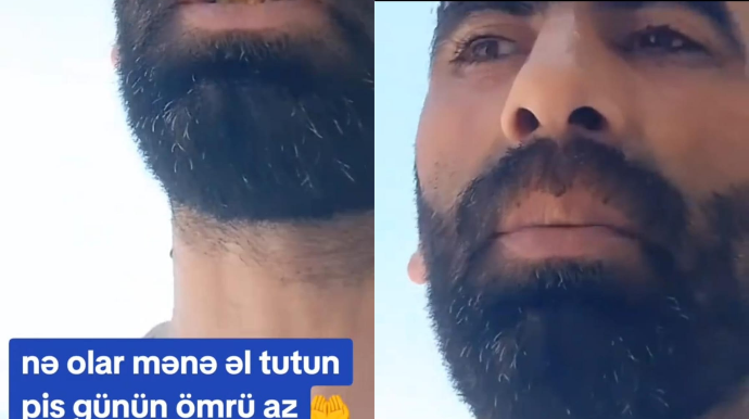 "TikTok"da dilənçilik edən kuryer belə İFŞA OLUNDU - VİDEO 